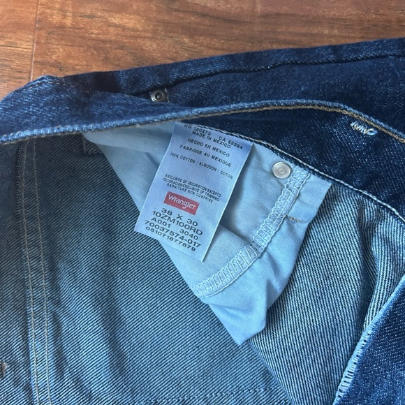 Wrangler Men Jean’s Waist Size 38 Workwear Western - Picture 3 of 9